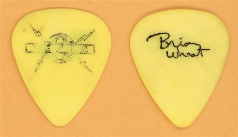 Tesla Brian Wheat Vintage Tour Guitar Pick - Stage Used