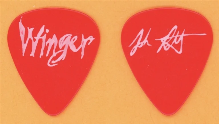 Winger John Roth Vintage Guitar Pick - 1993 Pull Tour