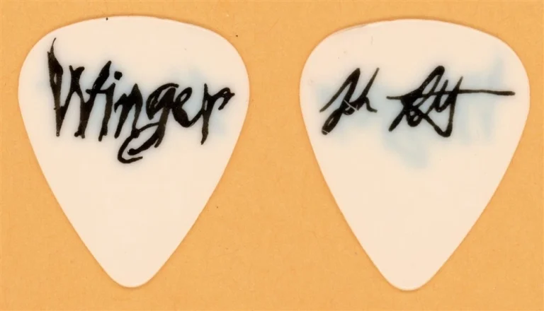 Winger John Roth Vintage Guitar Pick - 1993 Pull Tour
