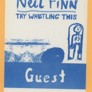 Neil Finn 1998 Crowded House Try Whistling This Tour GUEST Backstage Pass