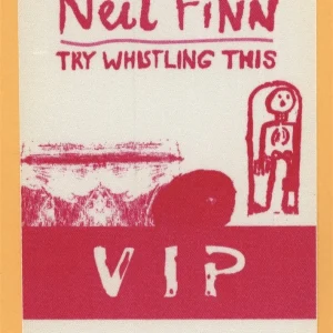 Neil Finn 1998 Crowded House Try Whistling This Tour VIP Backstage Pass