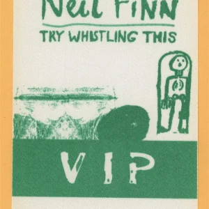 Neil Finn 1998 Crowded House Try Whistling This Tour VIP Backstage Pass