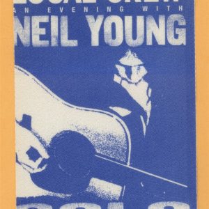 Neil Young 1999 Solo Concert Tour Backstage Pass