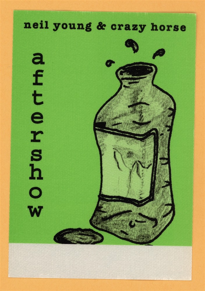 Neil Young 2003 w/ Crazy Horse Concert Tour AFTER SHOW Backstage Pass