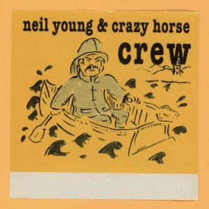 Neil Young 2003 w/ Crazy Horse Concert Tour CREW Backstage Pass