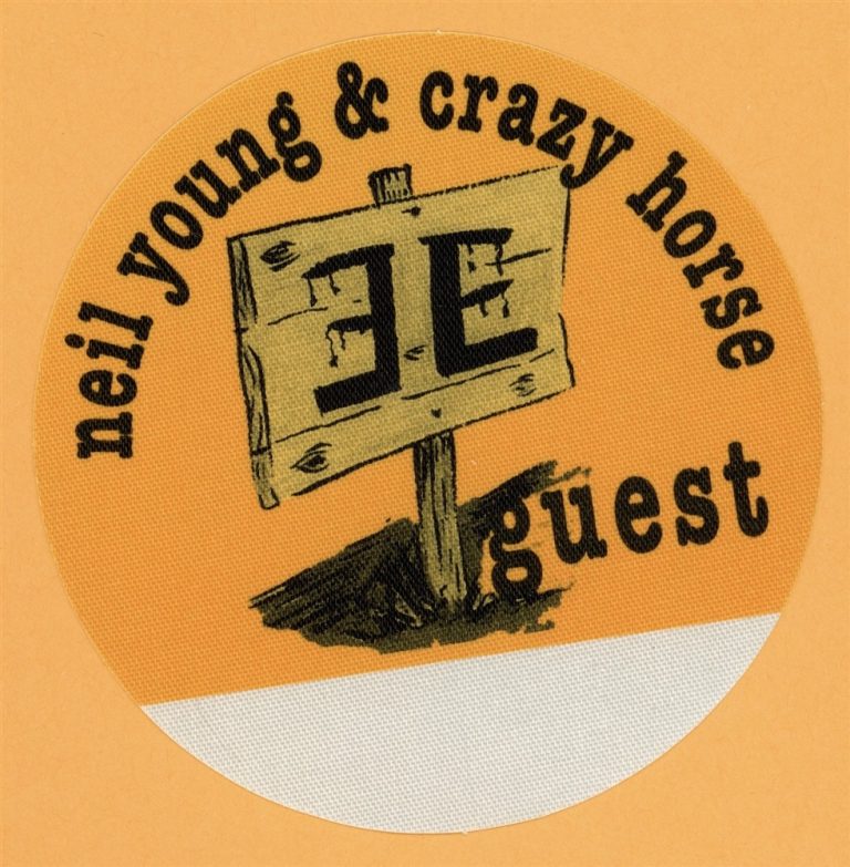 Neil Young 2003 w/ Crazy Horse Concert Tour GUEST Backstage Pass