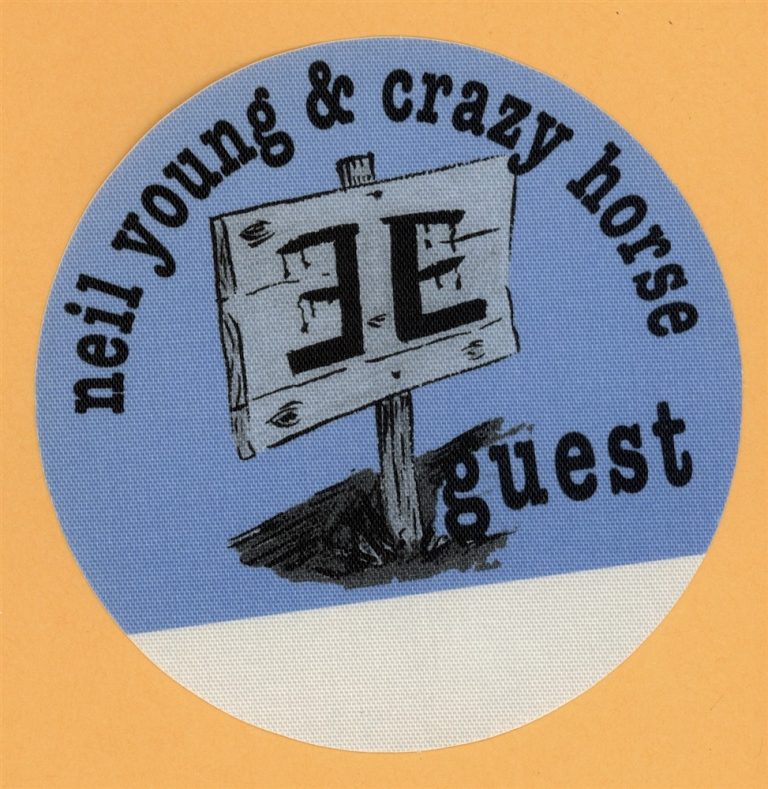 Neil Young 2003 w/ Crazy Horse Concert Tour GUEST Backstage Pass