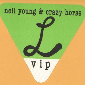Neil Young 2003 w/ Crazy Horse Concert Tour VIP Backstage Pass