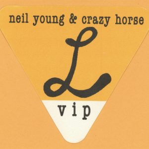 Neil Young 2003 w/ Crazy Horse Concert Tour VIP Backstage Pass