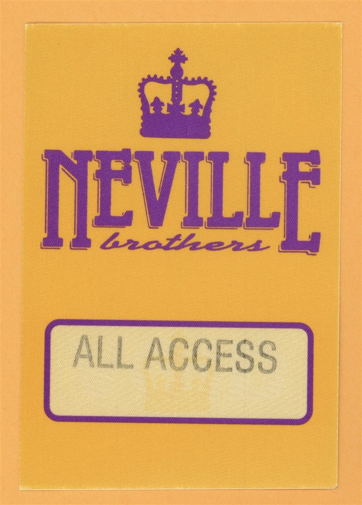 Neville Brothers 1995 Concert Tour All Access Backstage Pass
