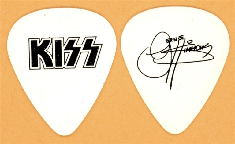 KISS Gene Simmons Vintage Guitar Pick - 2012 Alive 35 Tour