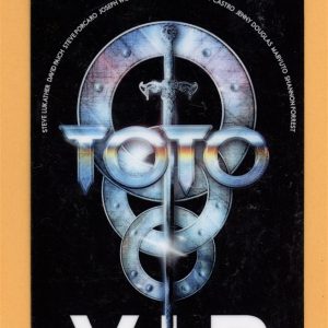 TOTO Concert Tour Laminated VIP Backstage Pass