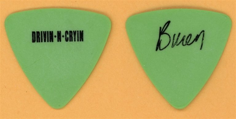 Drivin N Cryin Buren Fowler Vintage Guitar Pick - 1991 Fly Me Courageous Tour