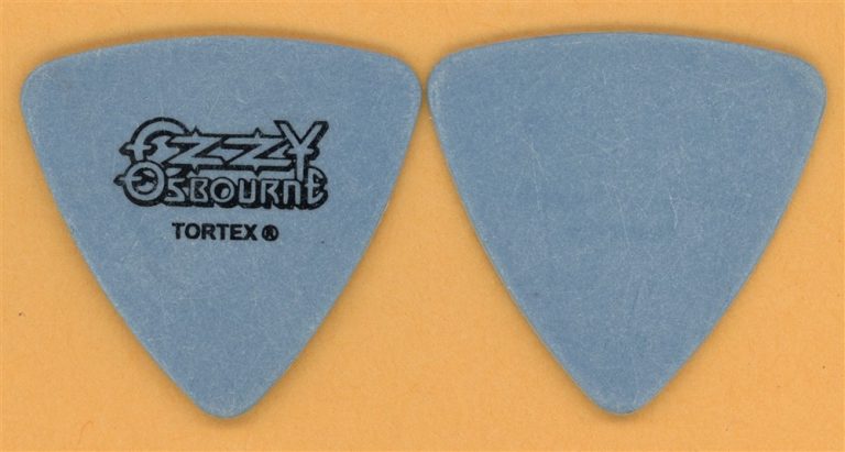 Ozzy Osbourne Jason Newsted Metallica Vintage Guitar Pick - 2003 Tour