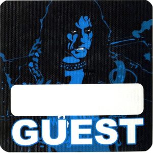 Alice Cooper 2012 Welcome 2 My Nightmare Concert Tour Guest Backstage Pass