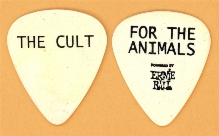 The Cult For The Animals Vintage Guitar Pick - 2012 Choice of Weapon Tour