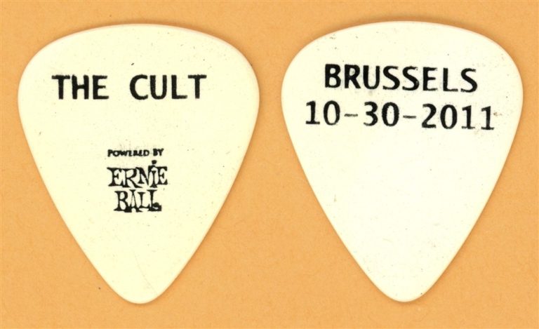 The Cult Brussels Vintage Guitar Pick - 2011 Choice of Weapon Tour