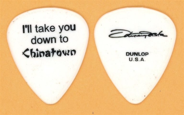 The Cult John Tempesta Chinatown Vintage Tour Guitar Pick