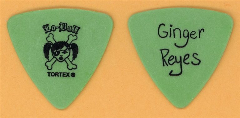Halo Friendlies Ginger Reyes Vintage Tour Guitar Pick - Smashing Pumpkins