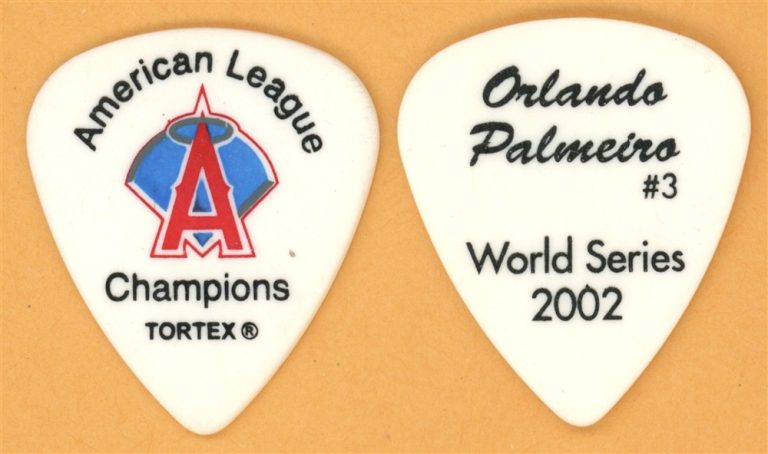 Velvet Revolver Orlando LA Angels World Series Vintage Guitar Pick - 2002 Tour