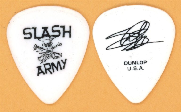 Guns N Roses Slash Army Vintage Guitar Pick - 2011 Solo Tour