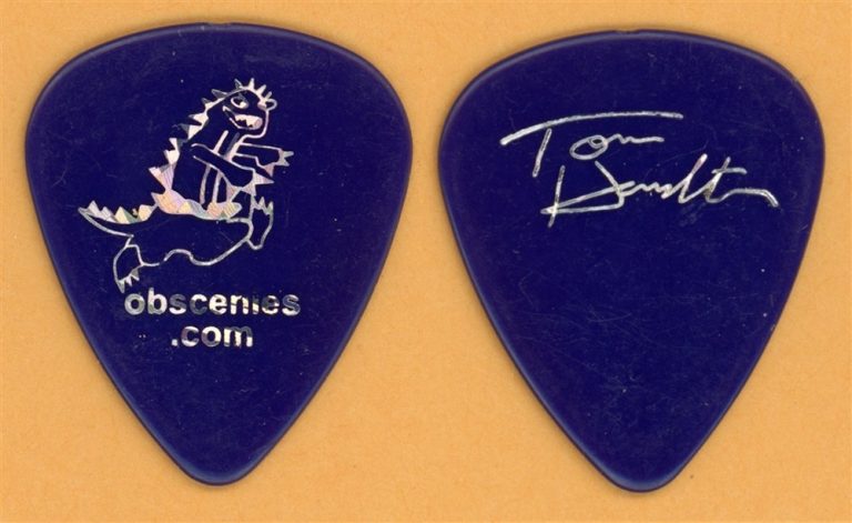Aerosmith Tom Hamilton Obscenies Vintage Guitar Pick - 2002 Tour