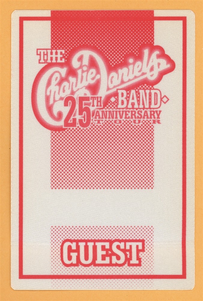 Charlie Daniels Band 1995 25th Anniversary Concert Tour GUEST Backstage Pass