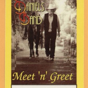 Charlie Daniels Band 1998 Concert Tour MEET & GREET Backstage Pass