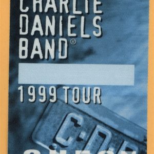 Charlie Daniels Band 1999 Concert Tour GUEST Backstage Pass