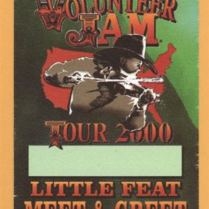 Charlie Daniels Band 2000 Little Feat Concert Tour MEET & GREET Backstage Pass