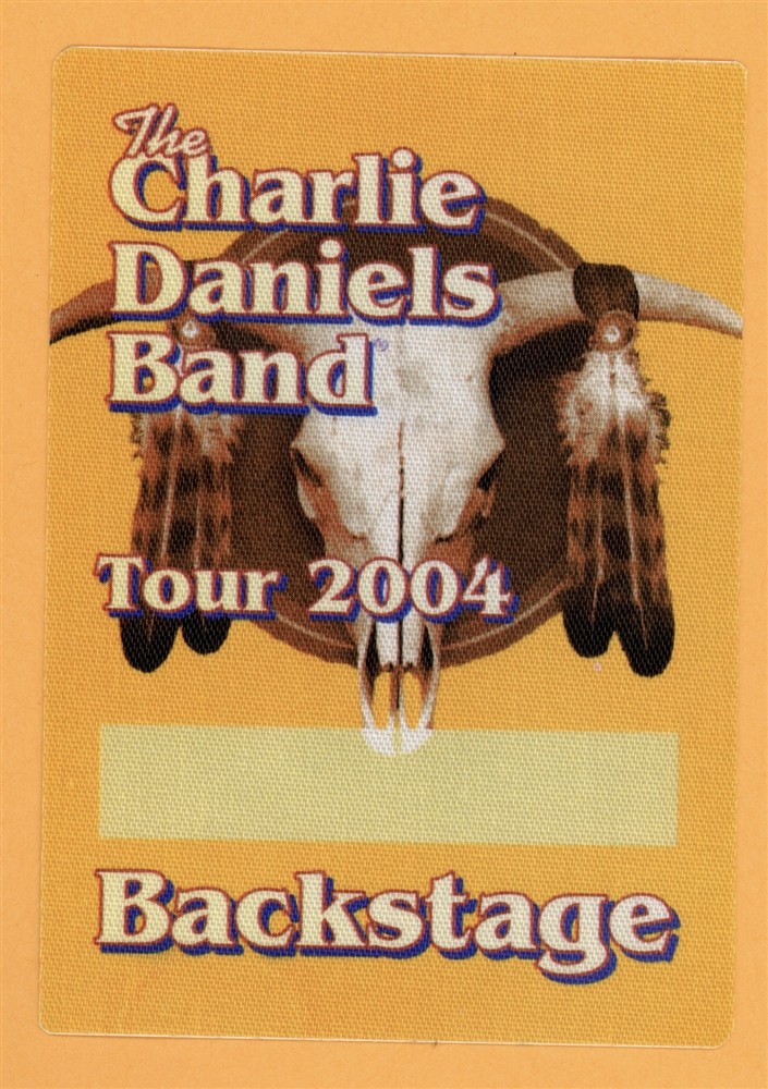 Charlie Daniels Band 2004 Concert Tour ALL ACCESS Backstage Pass