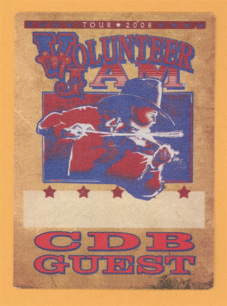 Charlie Daniels Band 2008 Concert Tour WORKING Backstage Pass