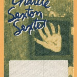 Charlie Sexton 1995 Under the Wishing Tree Concert Tour Backstage Pass
