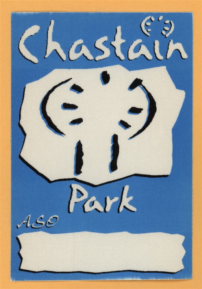 Chastain Park 2003 Concert Tour ASO Backstage Pass