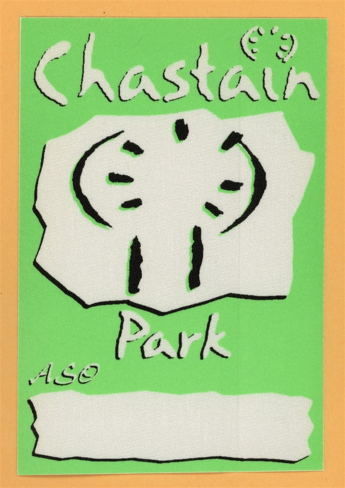 Chastain Park 2003 Concert Tour ASO Backstage Pass