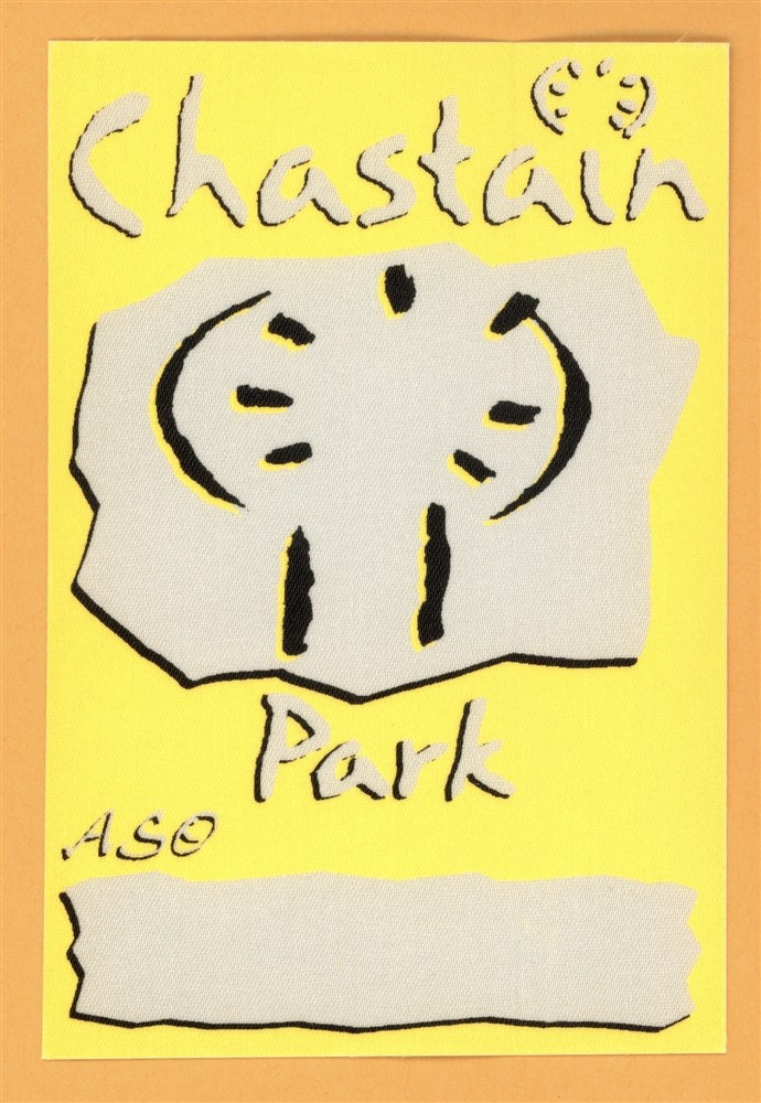 Chastain Park 2003 Concert Tour ASO Backstage Pass