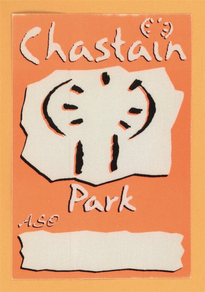 Chastain Park 2003 Concert Tour ASO Backstage Pass