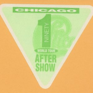 Chicago 1991 Ninety 1 Concert Tour AFTER SHOW Backstage Pass