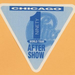 Chicago 1991 Ninety 1 Concert Tour AFTER SHOW Backstage Pass