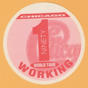 Chicago 1991 Ninety 1 Concert Tour WORKING Backstage Pass