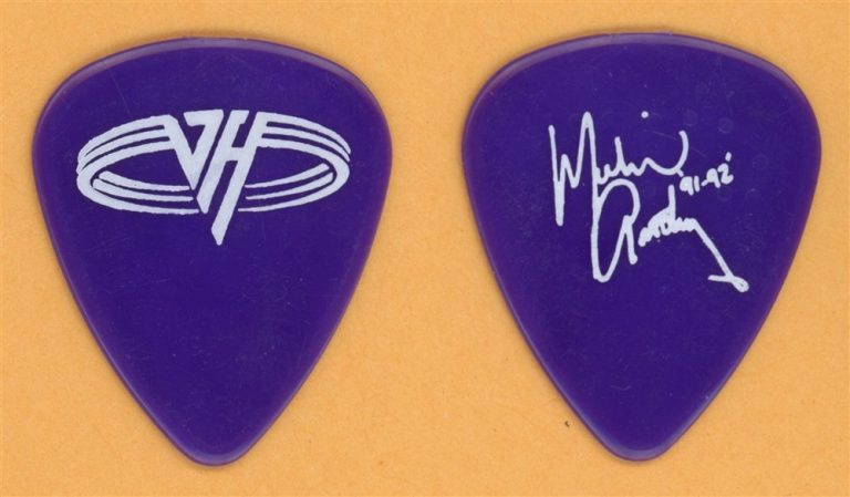 Van Halen Michael Anthony Vintage Guitar Pick - 1991 Carnal Knowledge Tour