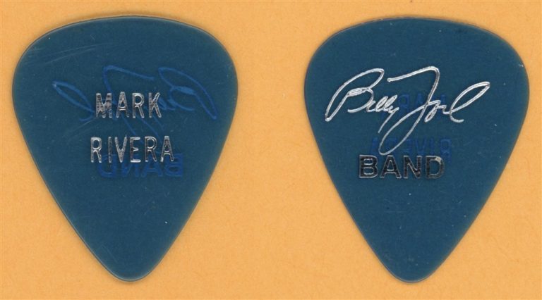 Billy Joel Mark Rivera Vintage Guitar Pick - 1993 River of Dreams Tour