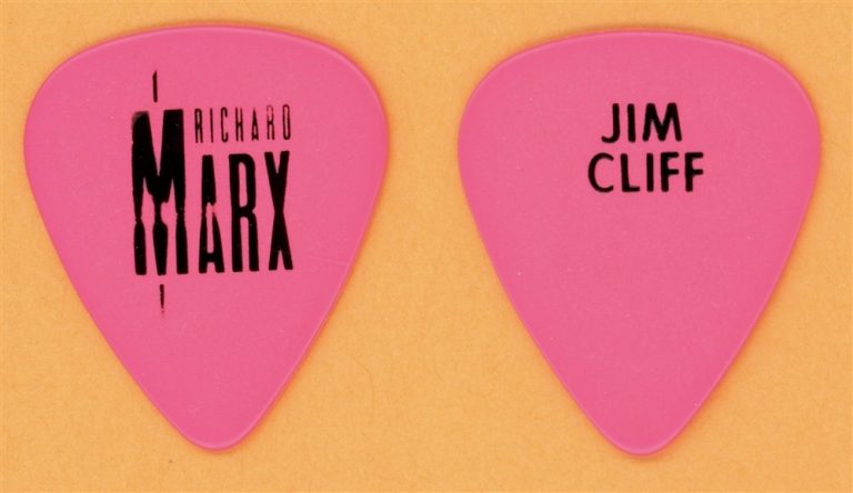 Richard Marx Jim Cliff Vintage Guitar Pick - 1991 Rush Street Tour