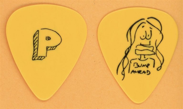 Mr. Big Paul Gilbert Vintage Guitar Pick - 1993 Bump Ahead Tour