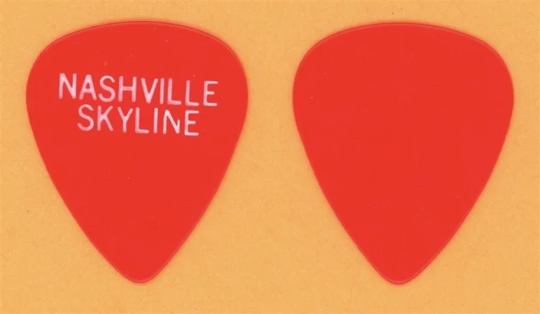 Bob Dylan Nashville Skyline Vintage Tour Guitar Pick