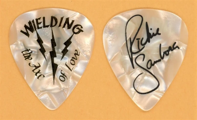 Bon Jovi Richie Sambora Axe of Love (BOLTS) Guitar Pick - 2003 Bounce Tour