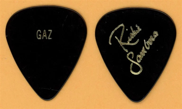 Bon Jovi Richie Sambora GAZ Vintage Guitar Pick - 1988 New Jersey Tour