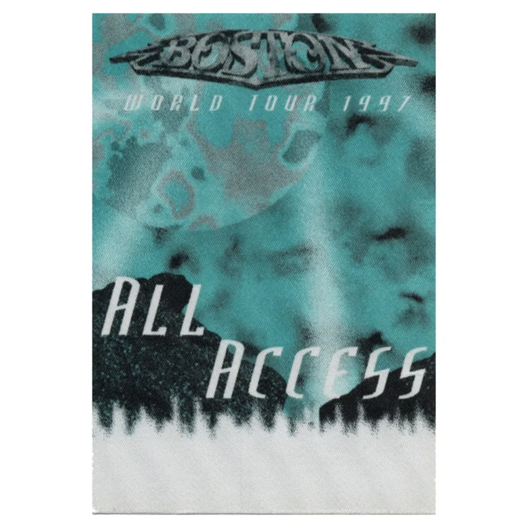 Boston 1997 Greatest Hits Concert Tour All Access Backstage Pass