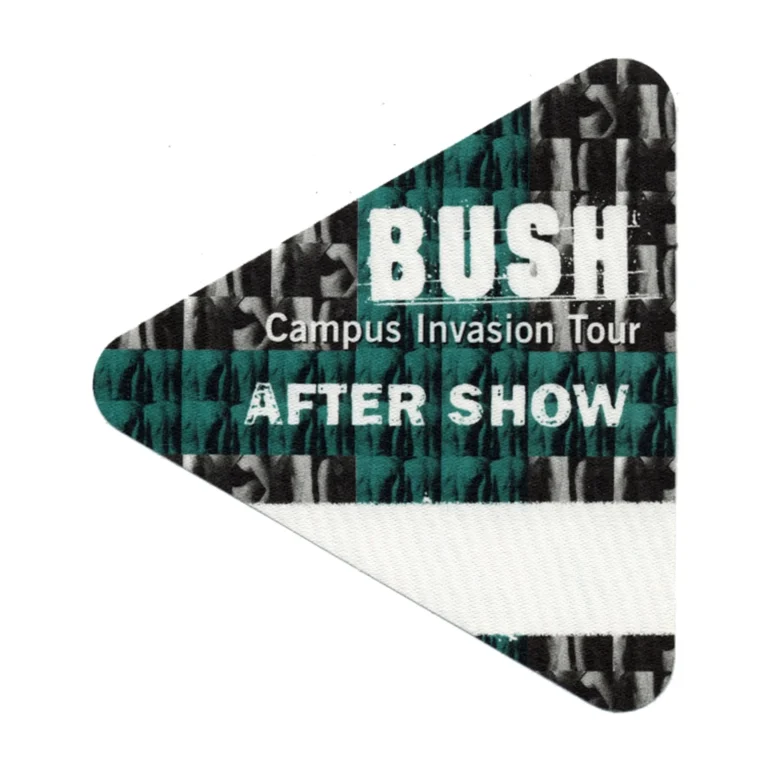 Bush 2000 The Science of Things Concert Tour After Show Backstage Pass