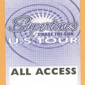 The OC Supertones 1999 Chase The Sunds Concert Tour All Access Backstage Pass